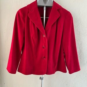 Briggs New York Vintage Red Blazer 90’s